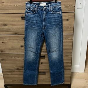 Mother Denim High Waisted Rider Skimp in Cowboys Don’t Cry 30